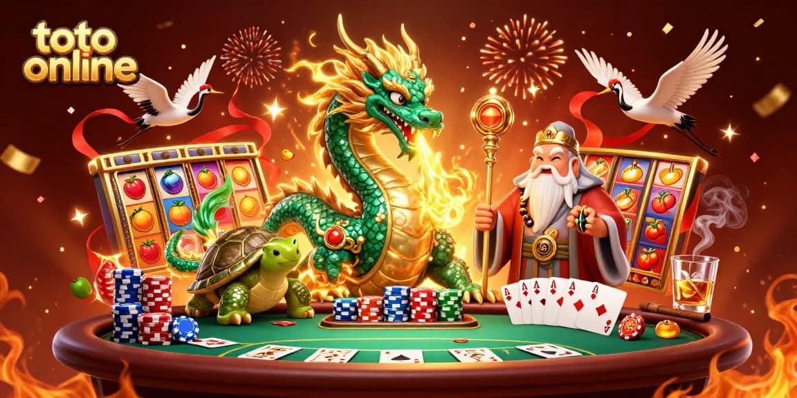 Bergabunglah dan menangkan permainan toto online dengan karakter keberuntungan serta berbagai simbol slot yang menggembirakan.