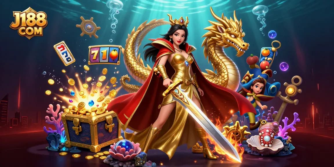 Win big at J188 COM with exciting slot games and a dazzling warrior ambiance.
