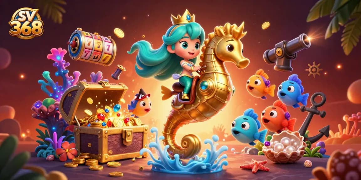Experience epic gaming adventures at sv 368 with vibrant scenes of excitement, treasure, and fun!