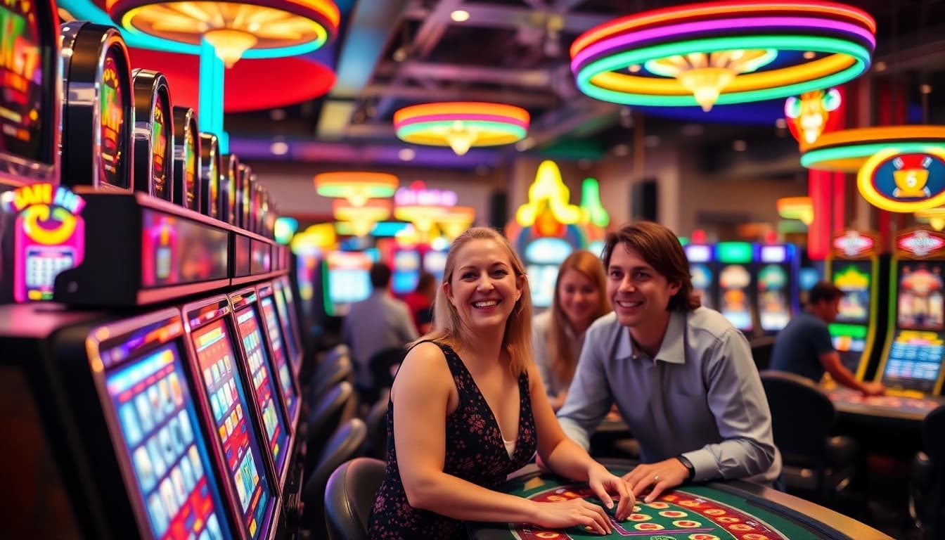 Menang besar di situs mpo500 dengan mesin slot berwarna-warni di kasino ini.