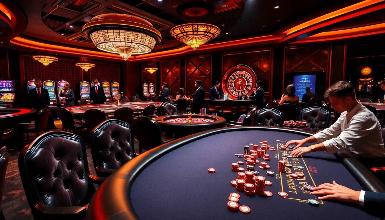 Experience the excitement of gaming at 789p, showcasing a luxurious poker table and vibrant casino atmosphere.