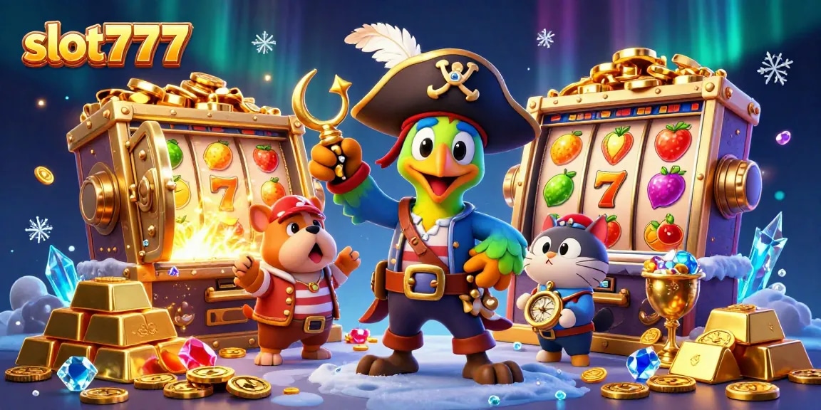Experience thrilling gameplay with slot777 as our pirate captain and friends lead to jackpots.