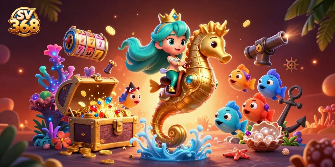 Experience epic gaming adventures at sv 368 with vibrant scenes of excitement, treasure, and fun!