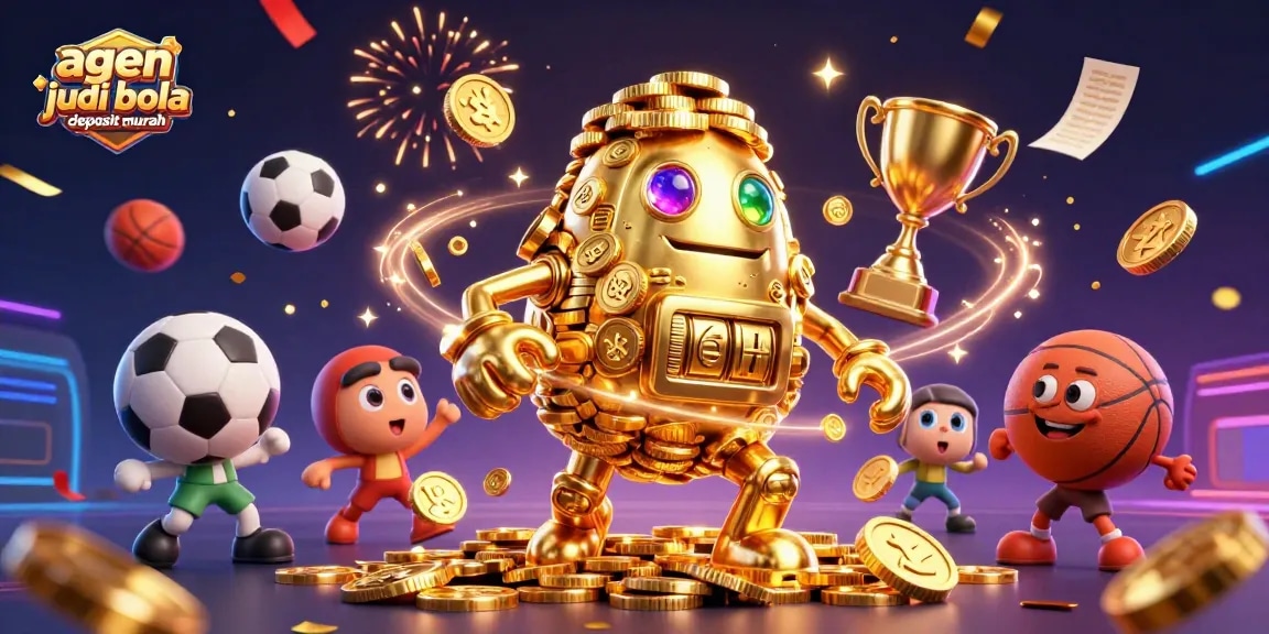 Engage with agen judi bola deposit murah through vibrant sports betting scenes showcasing dynamic action and rich rewards.