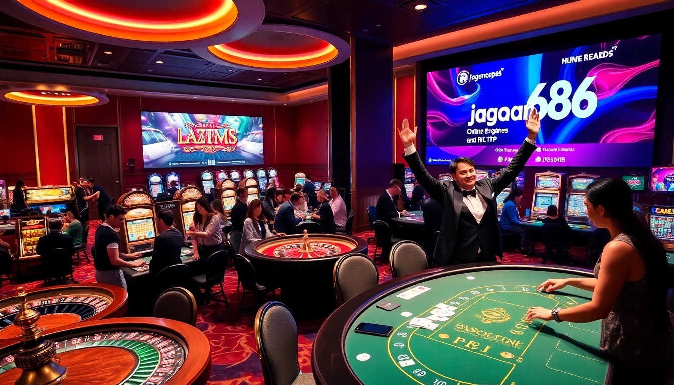 Experience exhilarating wins at jagoan86, featuring lively casino games and vibrant players.