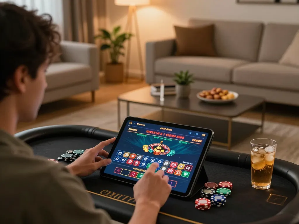 Experience the thrilling online gaming atmosphere with live dealer games at https://saobet.deal/ while enjoying snacks and drinks.