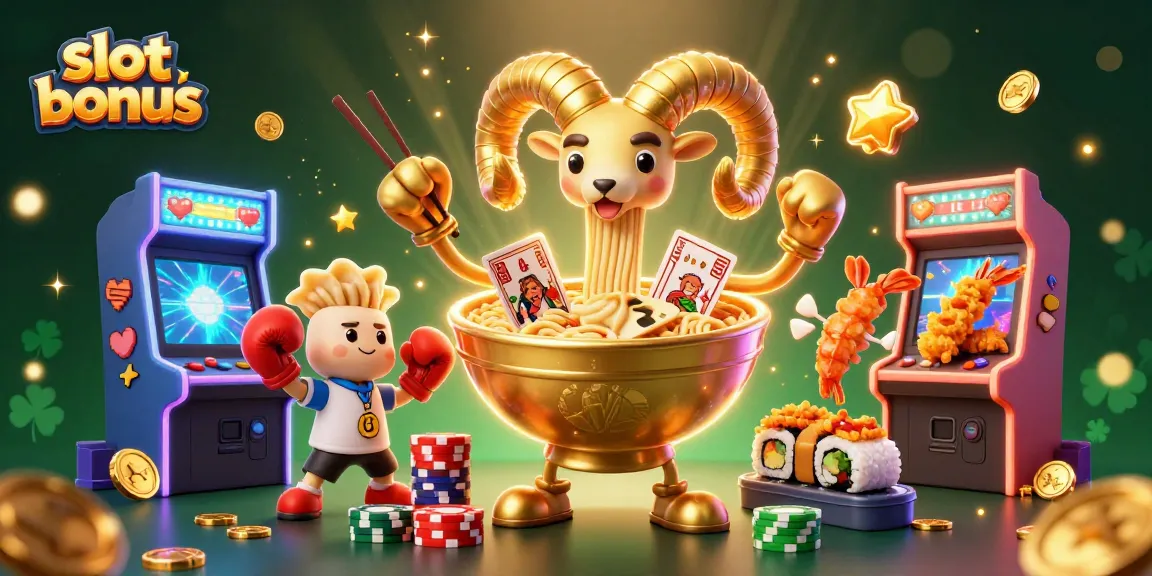 Engage with thrilling slot bonus action featuring entertaining characters in a vibrant casino scene.