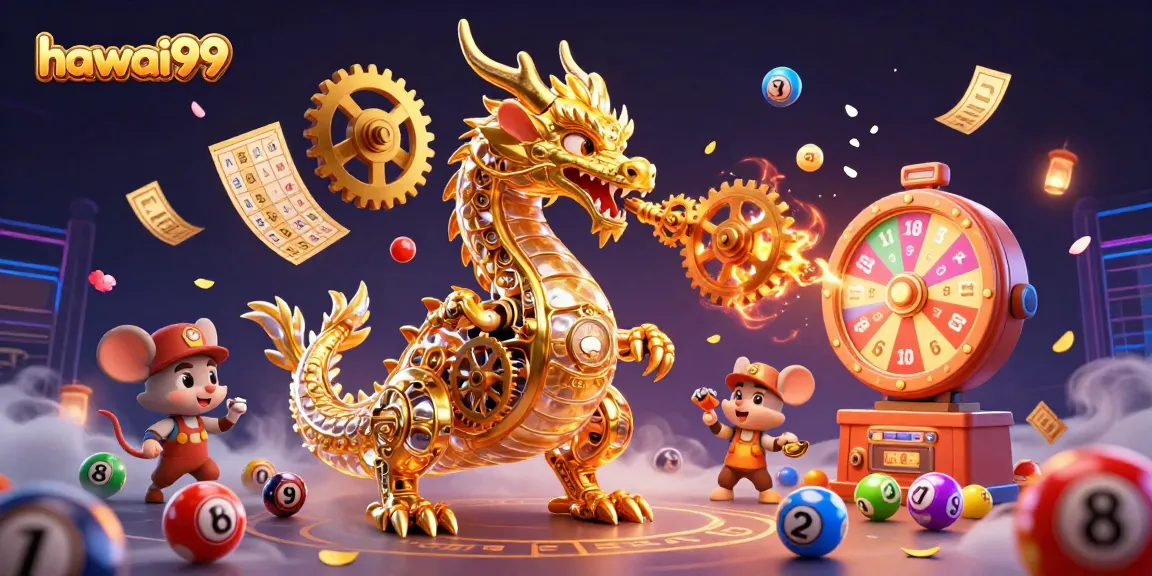 Experience thrilling gameplay with hawai99 through vibrant 3D illustration featuring exciting casino elements.