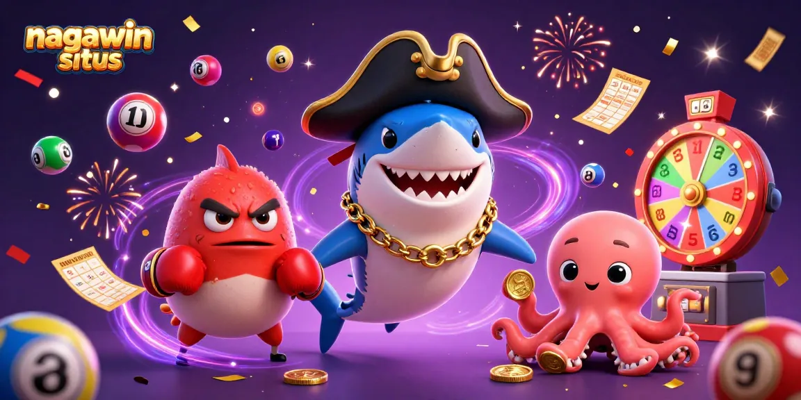 Experience thrilling games at nagawin situs with vibrant characters and dynamic casino elements.