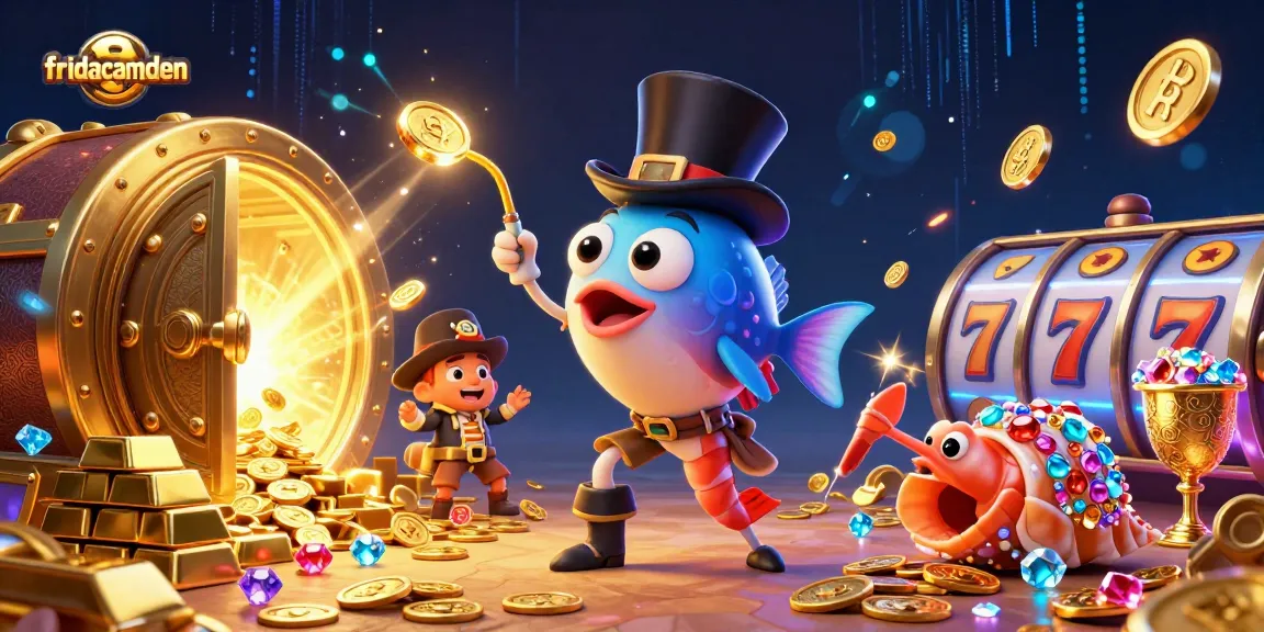 fridacamden promotes winning strategies with a vibrant casino-themed underwater adventure.