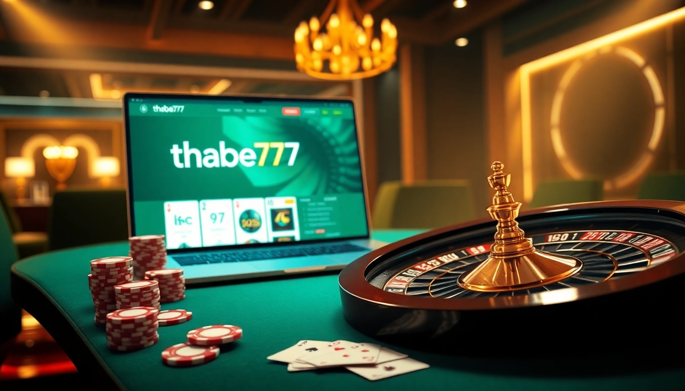 Engage in high-stakes action at thabet777’s luxurious online casino.