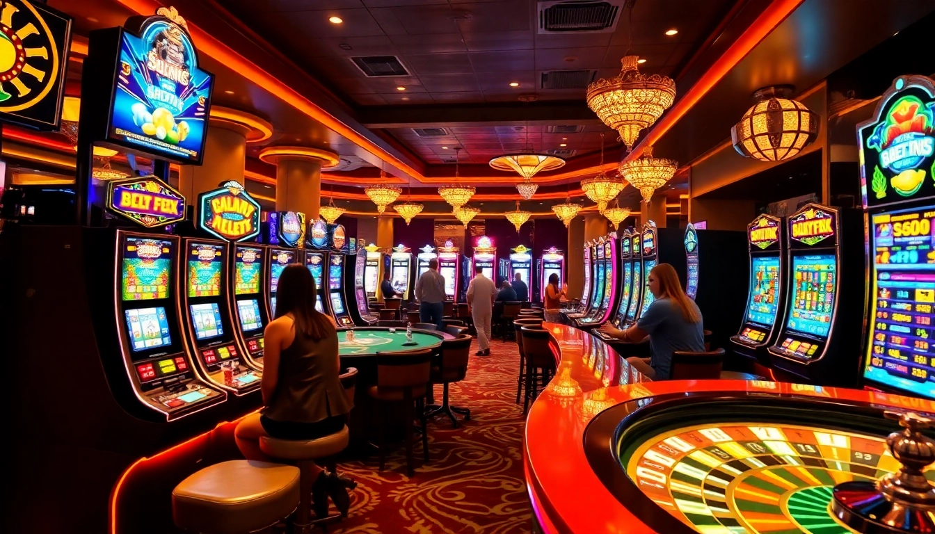 Experience the thrill of link slot pulsa with vibrant slot machines and engaging game action.