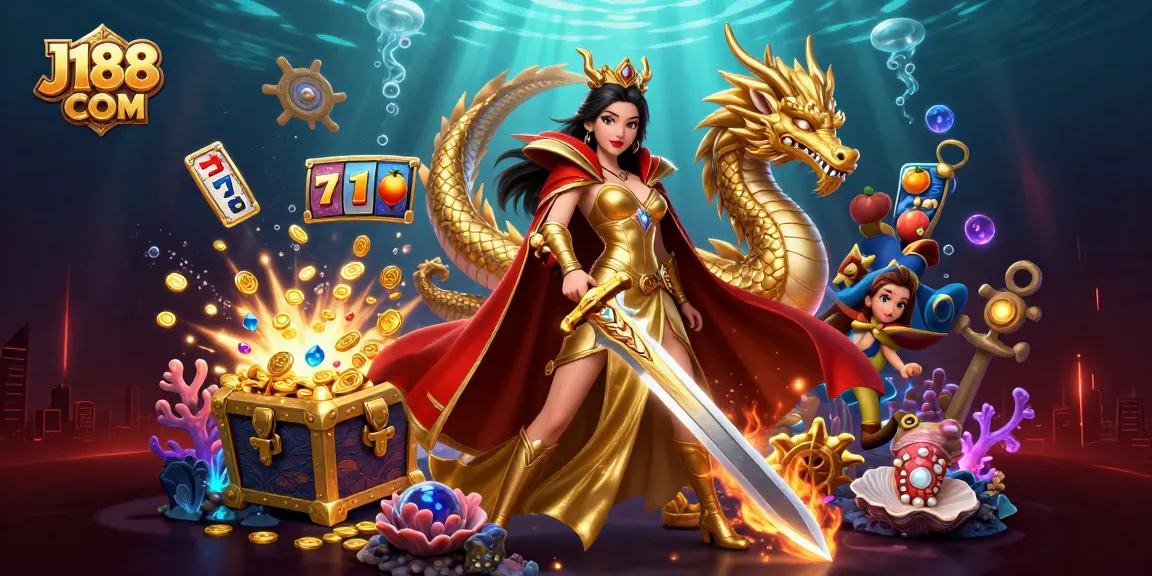 Win big at J188 COM with exciting slot games and a dazzling warrior ambiance.