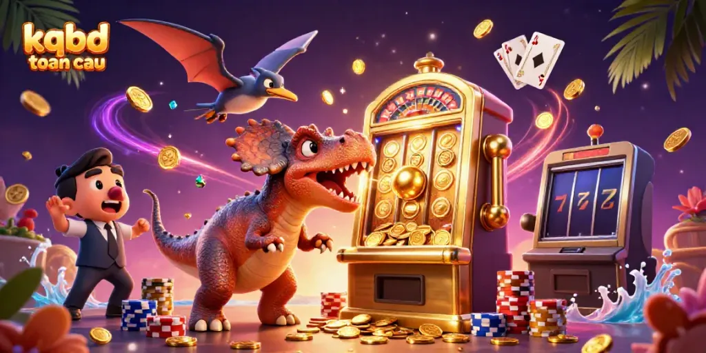 Experience thrilling moments with kqbd toan cau in this action-packed 3D casino scene.
