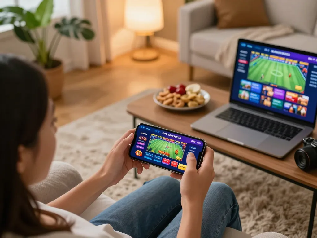 Engaging gameplay on the nhà cái 33win mobile app showcasing vibrant graphics and betting options.