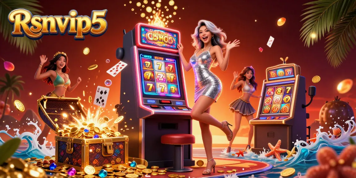 Rasakan jackpot yang mendebarkan di Rsnvip5 dengan perayaan yang meriah dari kegembiraan kasino dan kemenangan beruntung.