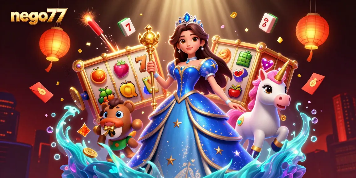 Nego77 offers vibrant online slots gameplay featuring colorful reels and magical themes.