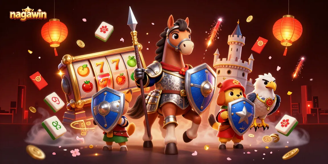 Experience thrilling gameplay at nagawin, showcasing vibrant slot machines and immersive fantasy elements.