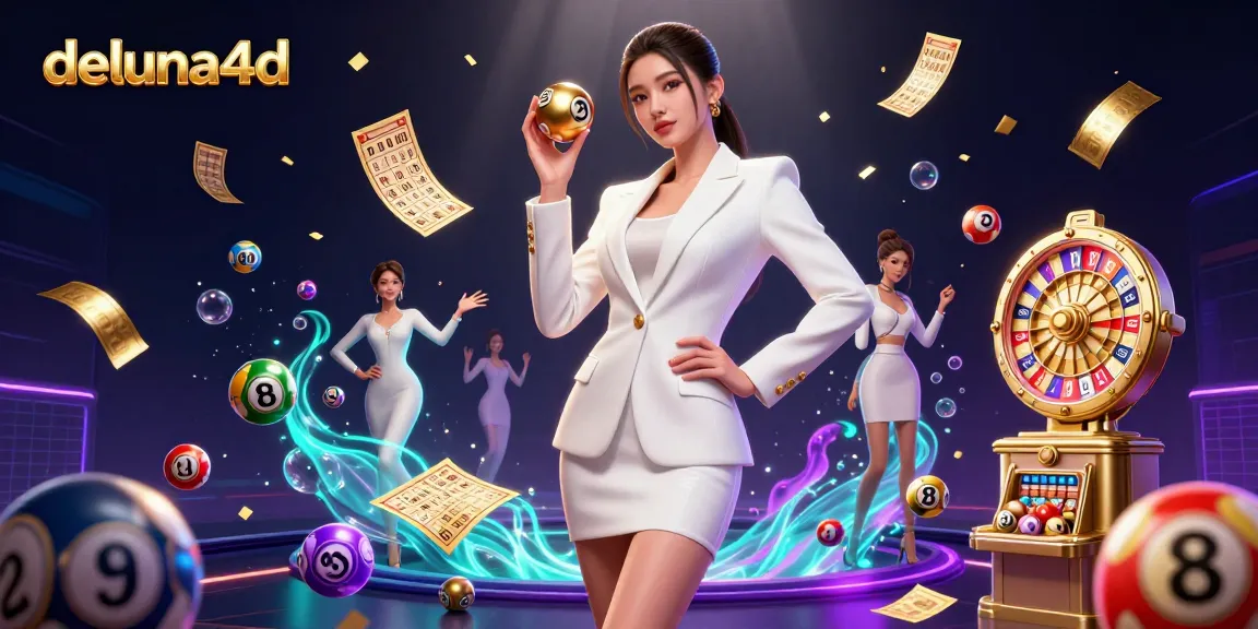 Play and win at deluna4d with vibrant lottery balls, cash prizes, and energetic casino atmosphere.