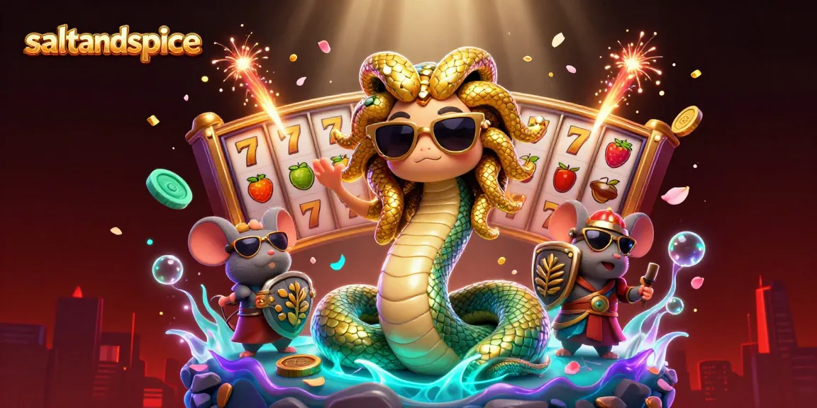 Win big with saltandspice in this vibrant 3D casino illustration showcasing fun gaming elements.