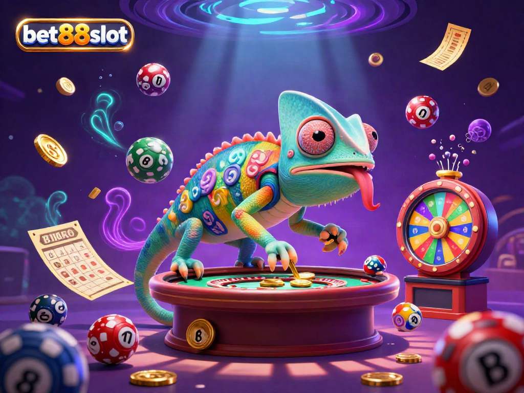Engage with excitement at bet88slot, featuring colorful animations, vibrant characters, and a lively casino environment.
