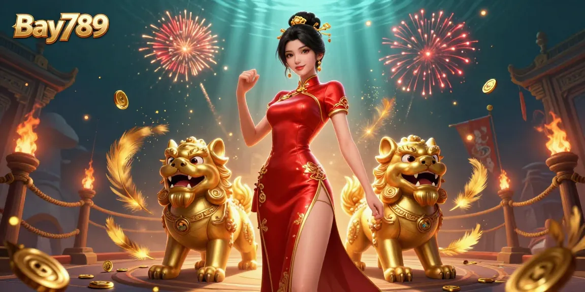 Experience the excitement of Bay789 with dynamic 3D illustration of casino themes, vibrant characters, and engaging elements.