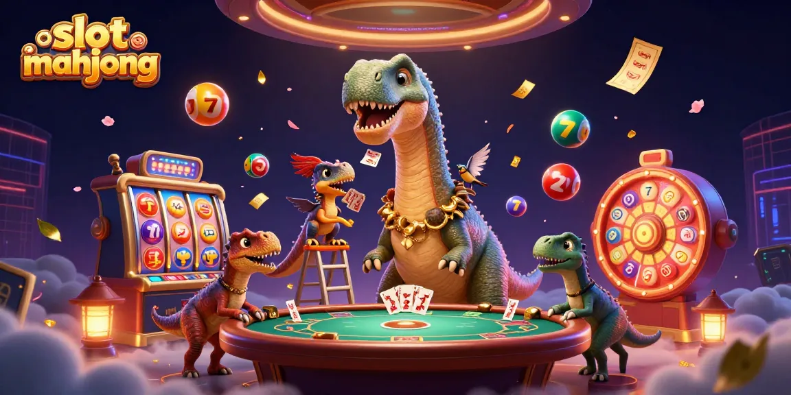 Menang dalam slot mahjong dengan brontosaurus berukuran raksasa dan petarung cerdas menghadirkan suasana kasino yang meriah.