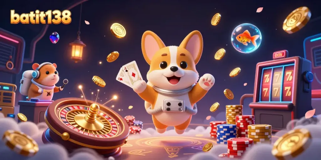 Menangkan permainan di batik138 dengan slot dan kartu di kasino luar angkasa yang ceria.