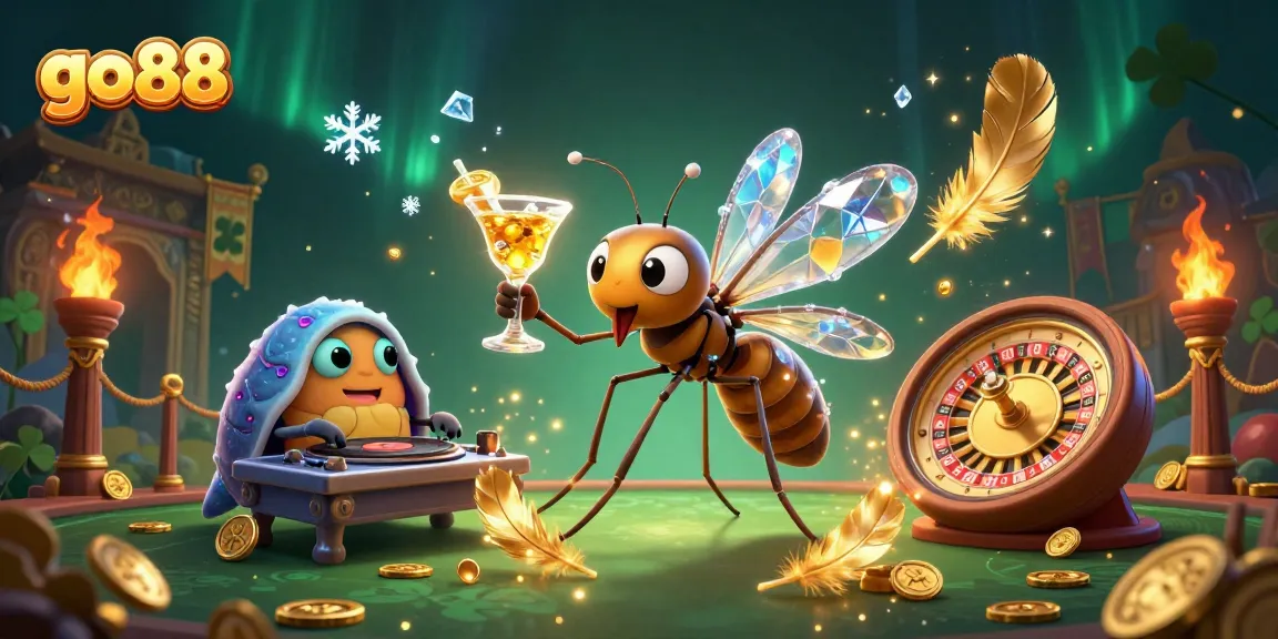 Engage with go 88's thrilling casino scene featuring vibrant characters and dynamic elements.