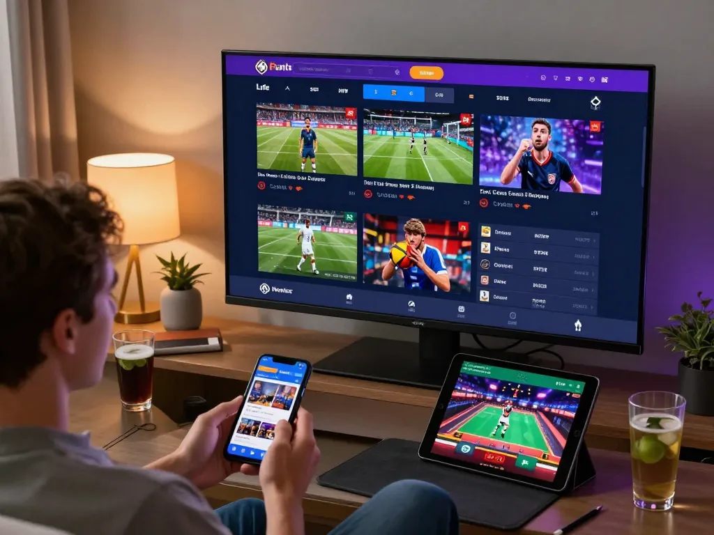 Betting on exciting sports events via the intuitive app at https://w188.bid/ with users celebrating wins.