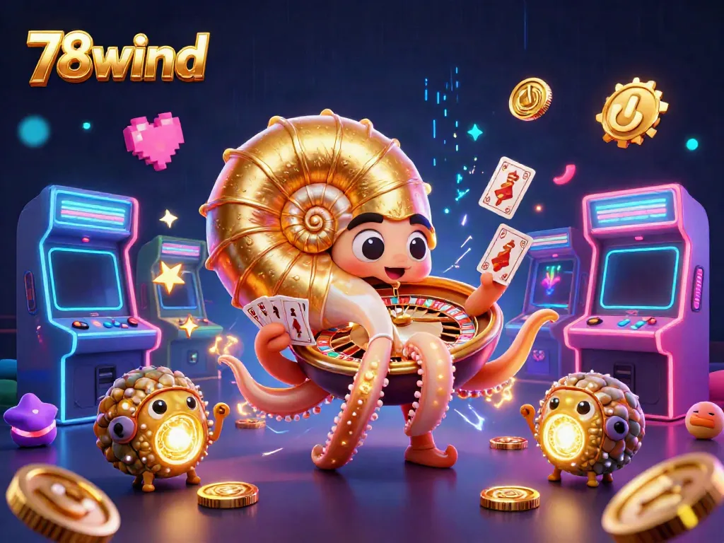 Engage with the exciting world of 78wind gaming, featuring a giant nautilus roulette wheel!