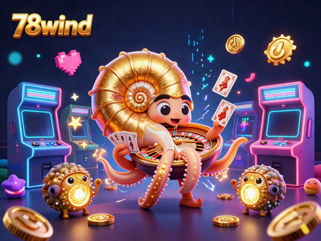Engage with the exciting world of 78wind gaming, featuring a giant nautilus roulette wheel!