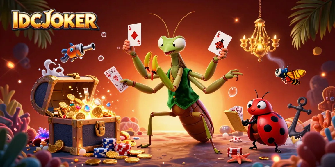 Engage with IDCJOKER's vibrant online casino scene filled with action, charm, and excitement.