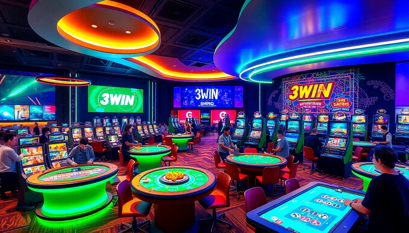 Explore the thrilling gaming experience at https://3winn.it.com, showcasing vibrant casino elements and engaging players.