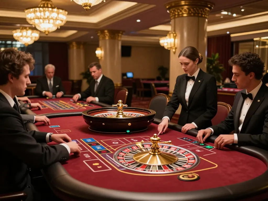 Players exploring thrilling roulette action at 789bet casino.