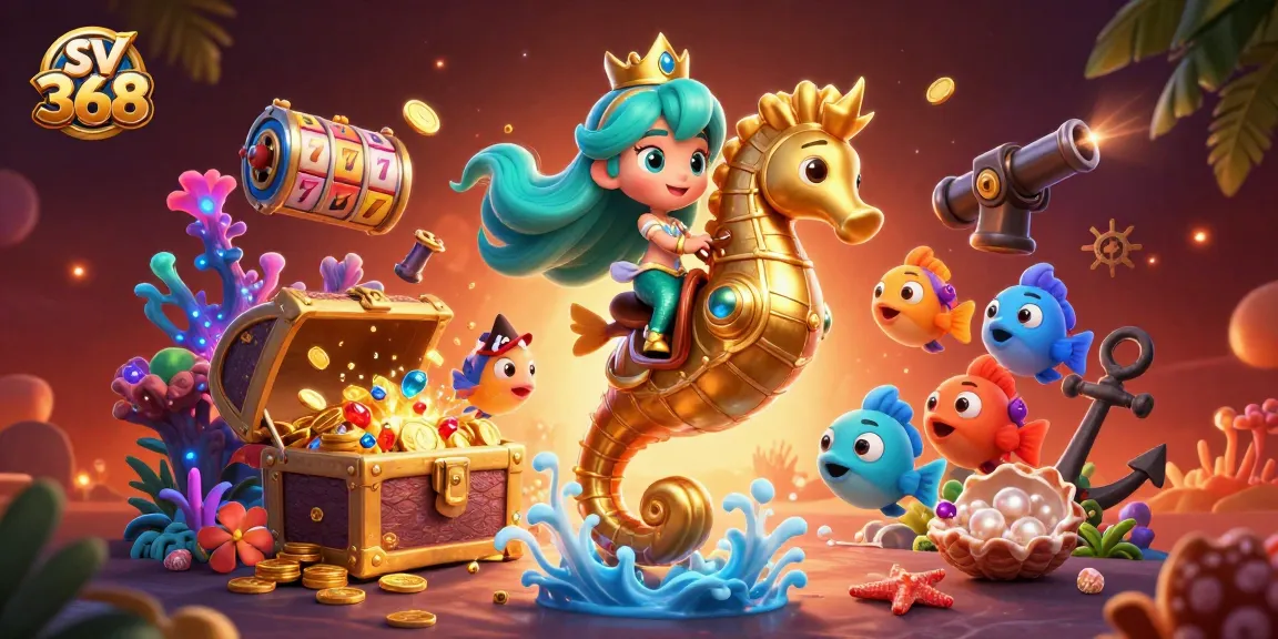 Experience epic gaming adventures at sv 368 with vibrant scenes of excitement, treasure, and fun!