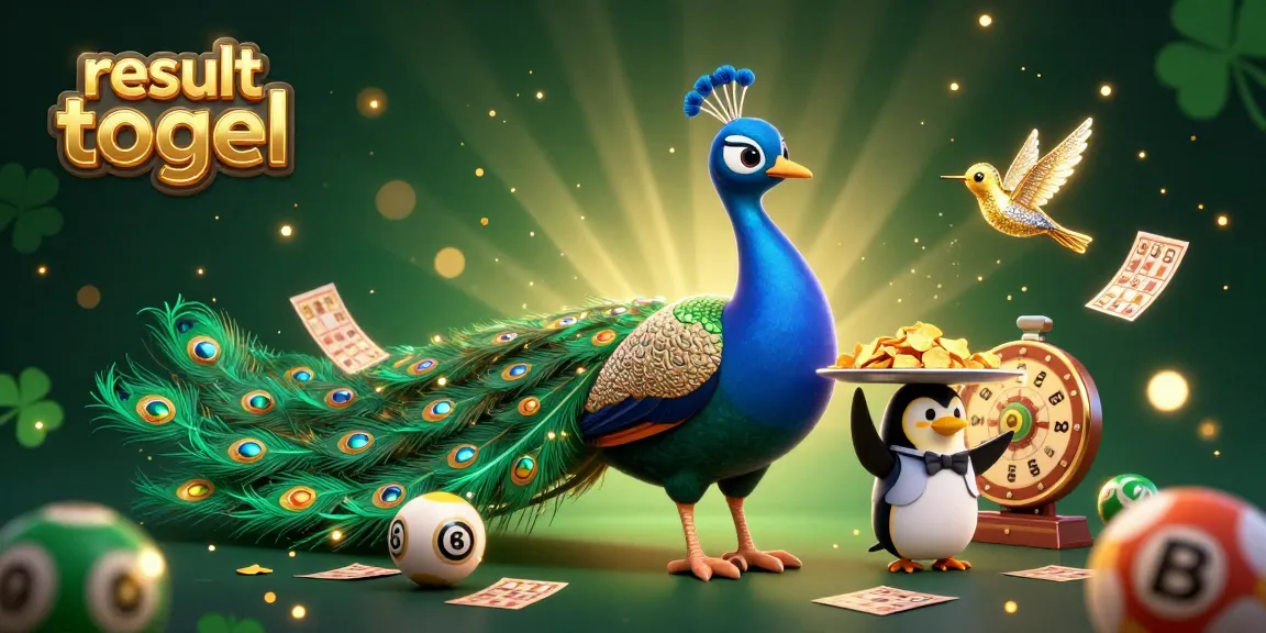 Experience thrilling result togel excitement in a festive atmosphere filled with lottery elements.