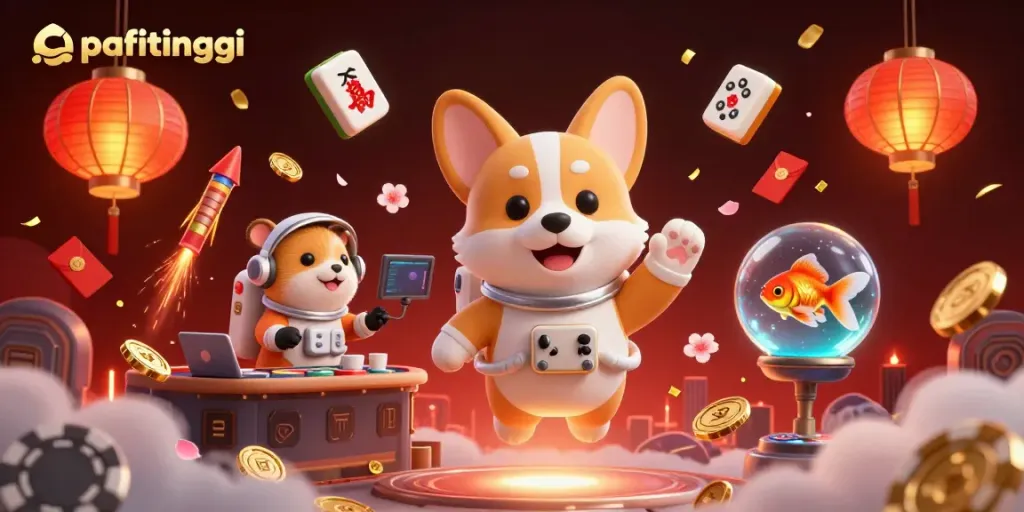 Menangkan slot online di pafitinggi dengan ikon corgi dan elemen perjudian menarik.