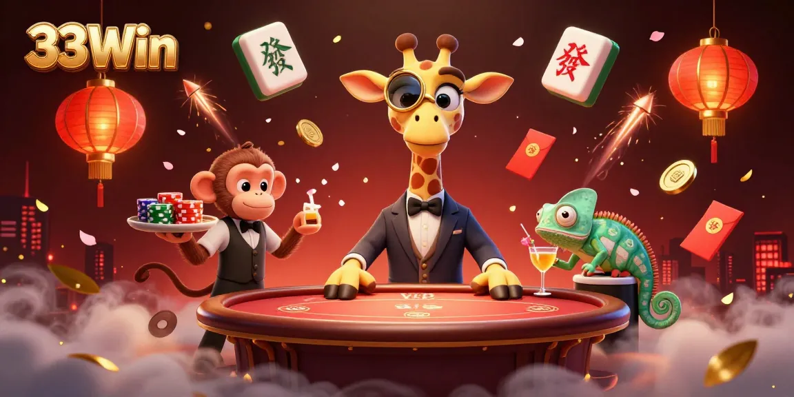 Engage in thrilling gaming experiences at 33Win with vibrant characters and elements.