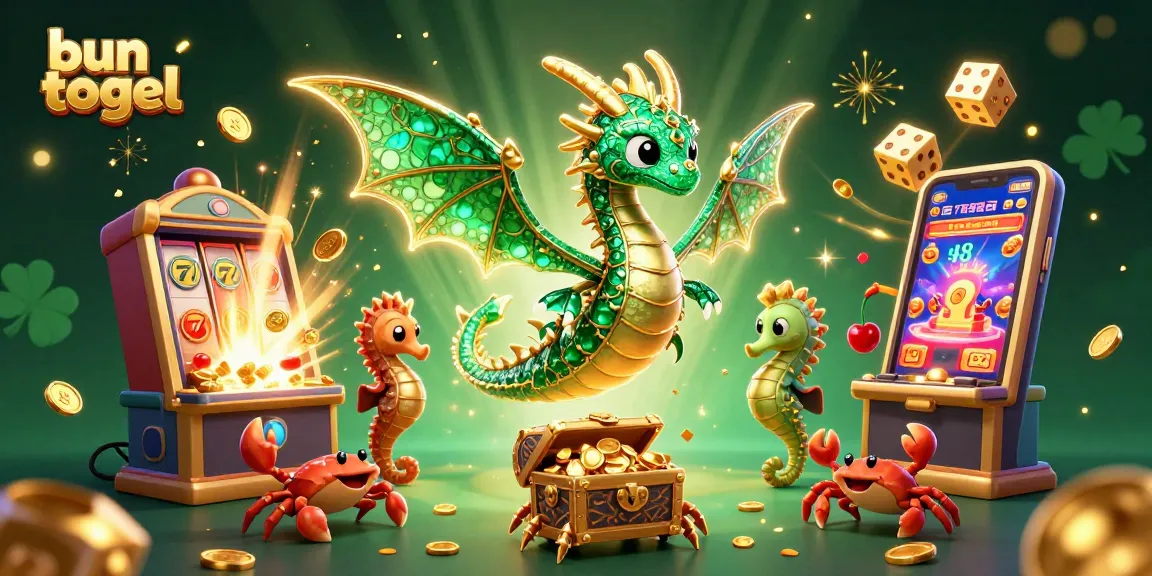 Experience the thrill of bun togel with a dynamic scene featuring vibrant casino elements and enchanting designs.
