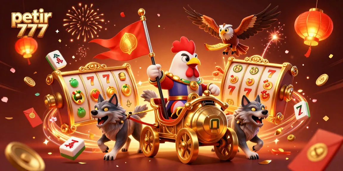 Experience thrilling gameplay in petir 777 with a vibrant scene of slots and dynamic characters.