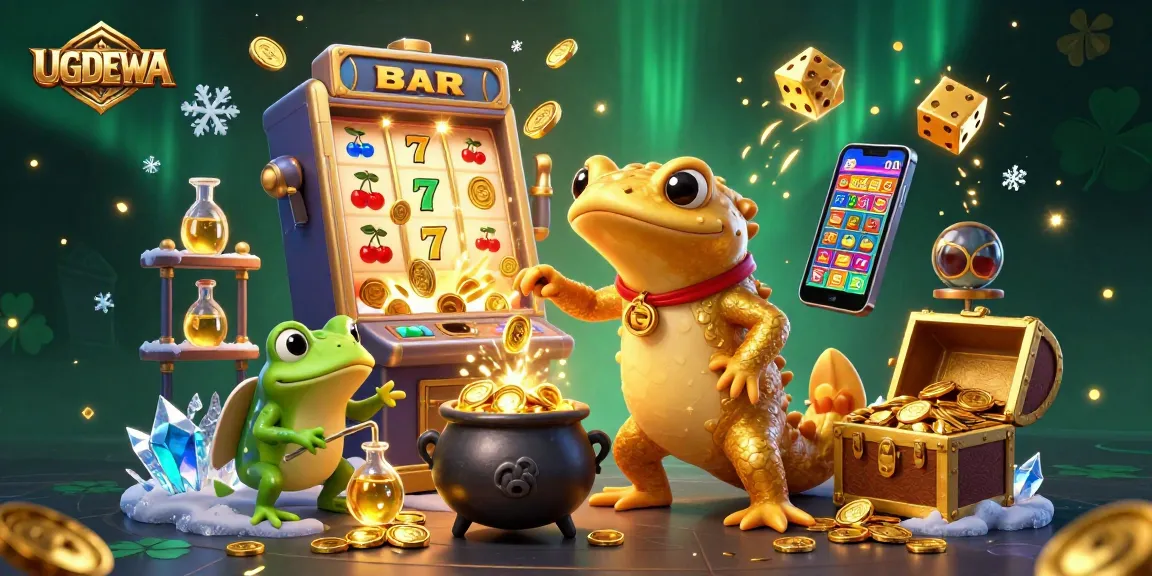 Engage with UGDEWA's exciting jackpot games featuring vibrant symbols and thrilling wins.