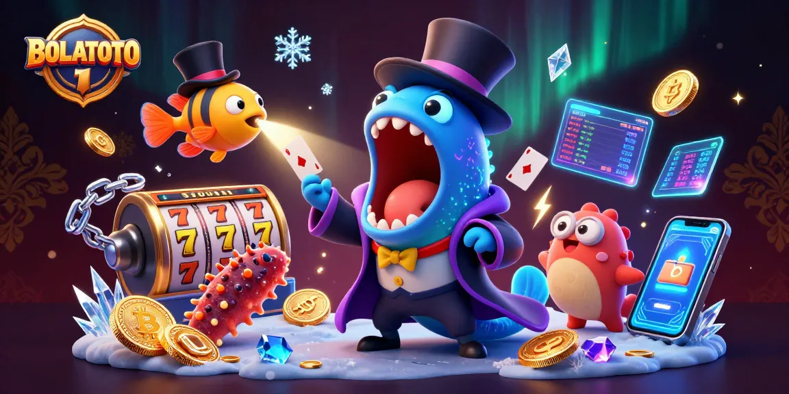 BOLATOTO memainkan slot online dengan gulper eel dan ikan pemancing, menampilkan elemen judi menarik.