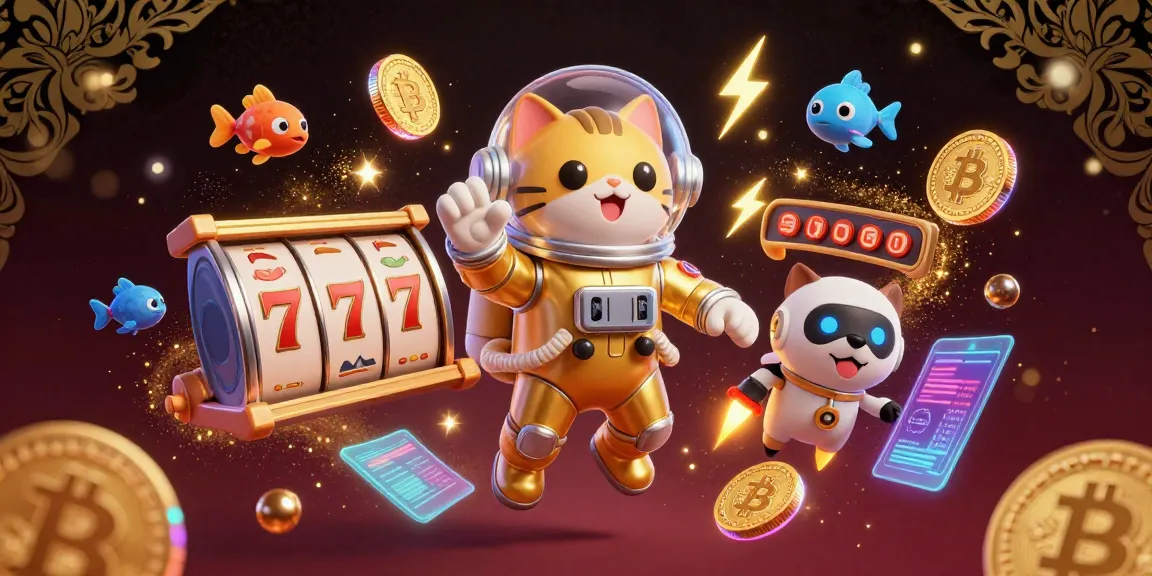 Menggali peluang agen togel dengan kucing astronaut 3D dan elemen permainan yang menonjol di luar angkasa.