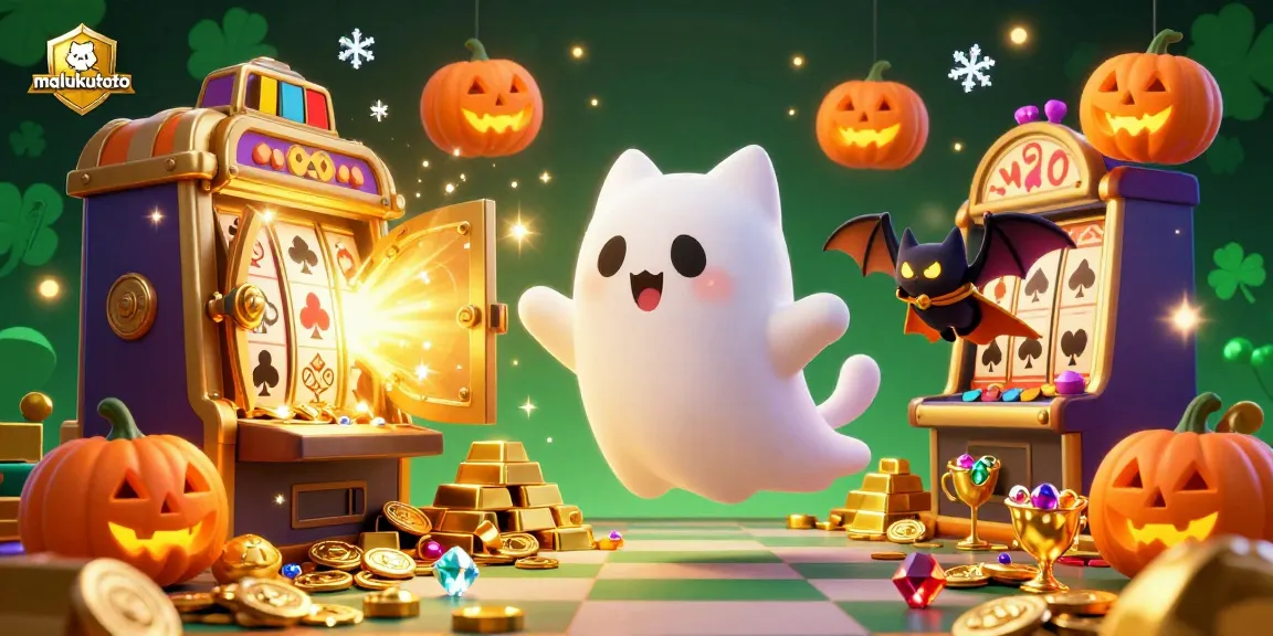 Menang jackpot tiket lotere di MALUKUTOTO dengan kucing hantu ramah dan kelelawar pemangku cape emas.