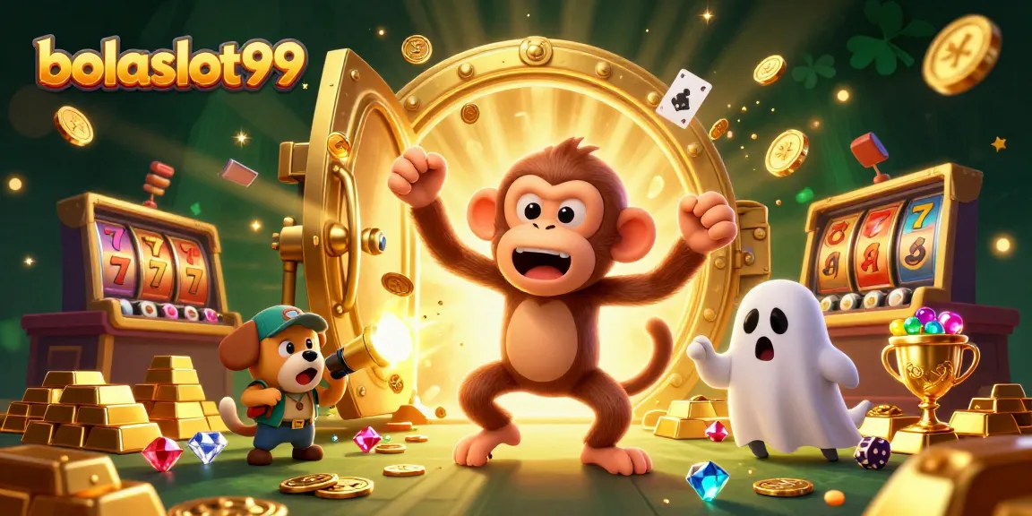 Experience thrilling fun with bolaslot99 in a haunted casino scene filled with golden treasures.