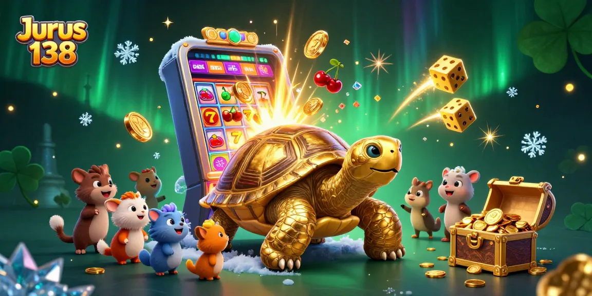 Engage in massive jackpots at Jurus 138 with thrilling casino games and vibrant scenes.